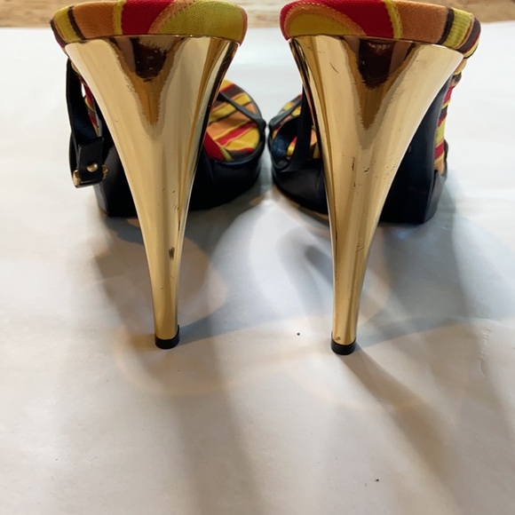 VINTAGE‎ GIUSEPPE ZANOTTI VICINI PLATFORM SANDAL 9 - Picture 3 of 6